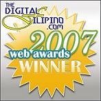 Winner of the Digital Filipino web awards