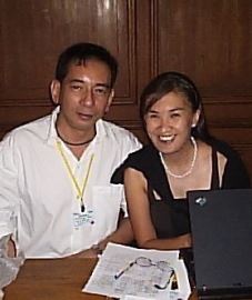 Arnold Alvarez with Aileen Apolo